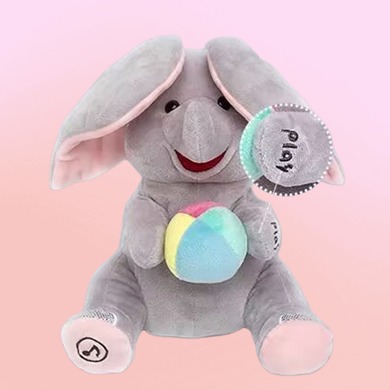 🔥Free Shipping🔥Cute Hide & Seek Elephant Plush Doll
