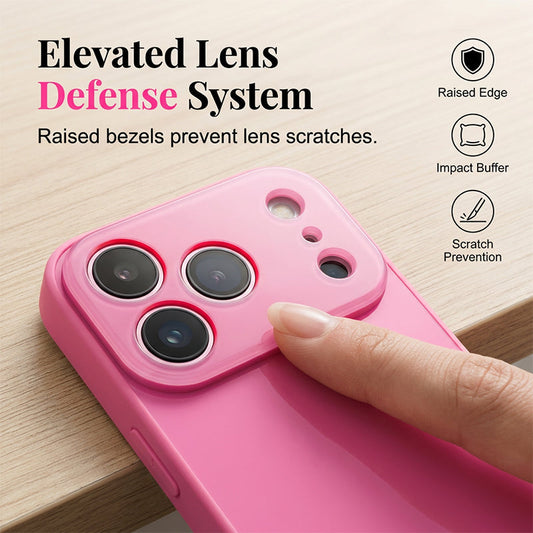 Simple & Elegant Full-Coverage Phone Case – Crystal Clear Glossy Finish – Slim Drop-Proof Protection – Anti-Yellowing Silicone Cover 🛡️