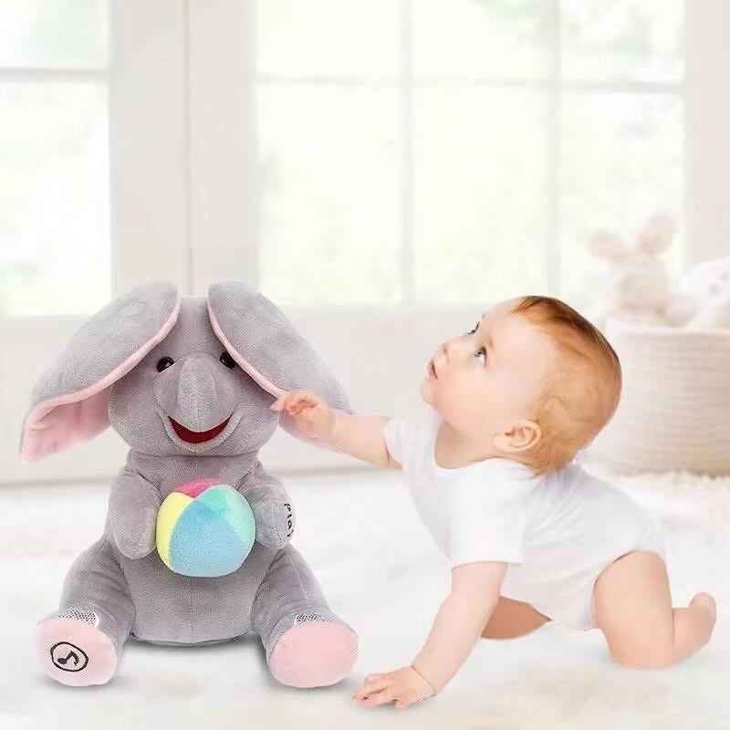 🔥Free Shipping🔥Cute Hide & Seek Elephant Plush Doll