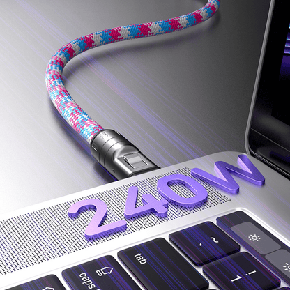 ⚡C to C 240W Charging Cable with Wearable Bracelet Design