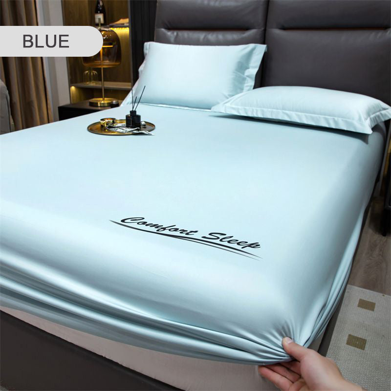 Ice Cooling Silky Bed Fitted Sheet & Pillow Cover