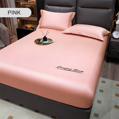 Ice Cooling Silky Bed Fitted Sheet & Pillow Cover
