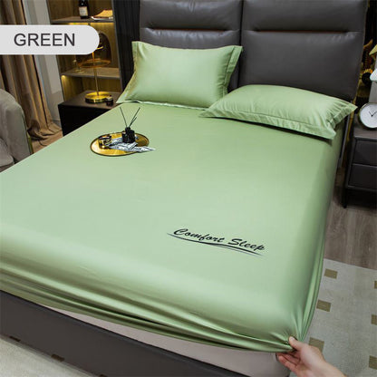 Ice Cooling Silky Bed Fitted Sheet & Pillow Cover