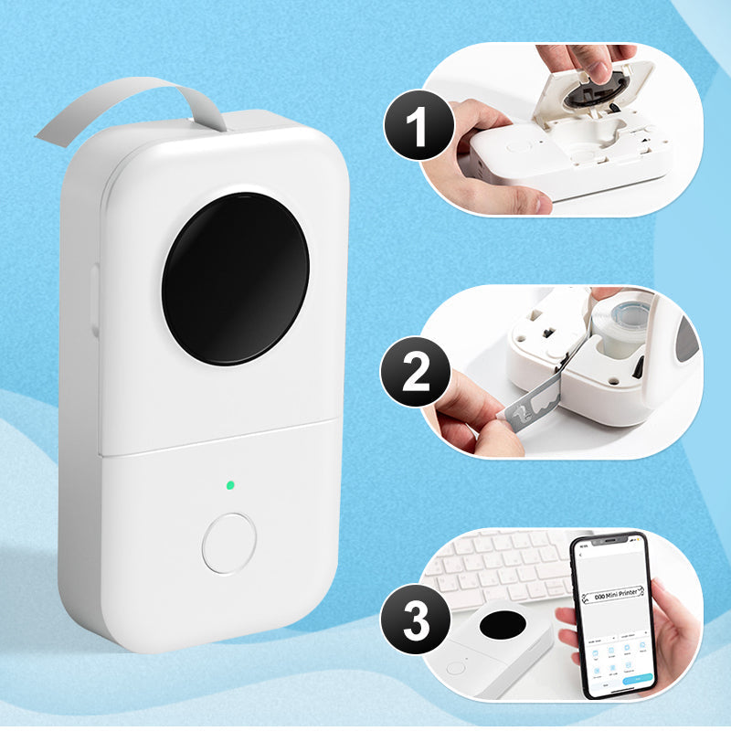 💕Hot Sale 50% OFF🎉 Portable Mini Bluetooth Wireless Label Printer