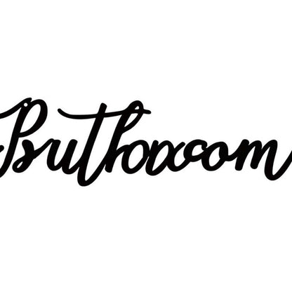 🔥Black Metal Sign Wall Art Decoration