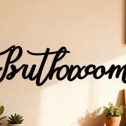 🔥Black Metal Sign Wall Art Decoration