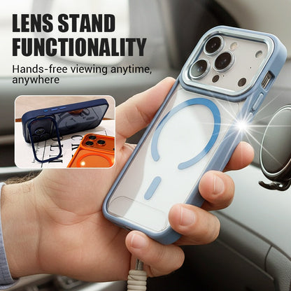 📱 LIMITED-TIME 50% OFF! ✨ Magnetic Phone Case with Kickstand – Lens Guard, Strong Magnet, Clear 🔋