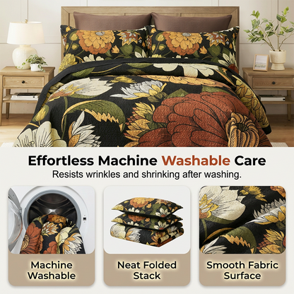 🎁New arrival 50% OFF💥Retro Floral Bedding 3-Piece Set