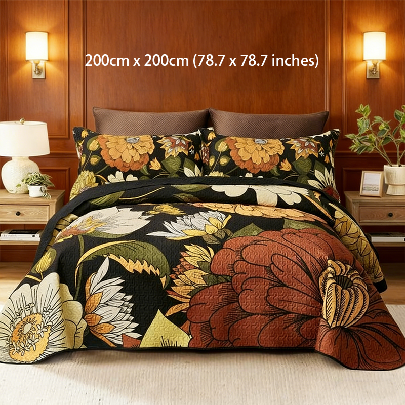 🎁New arrival 50% OFF💥Retro Floral Bedding 3-Piece Set