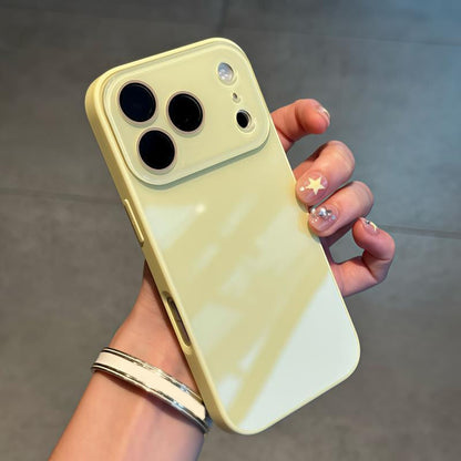 Simple & Elegant Full-Coverage Phone Case – Crystal Clear Glossy Finish – Slim Drop-Proof Protection – Anti-Yellowing Silicone Cover 🛡️