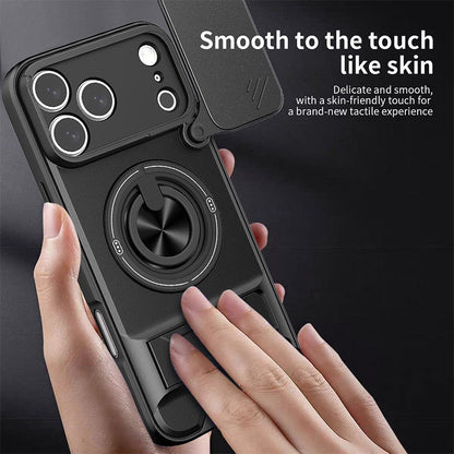 ⏳Time-Limited Special⏰4-in-1 Protective Case – Slider, Ring Holder, Magnet, 5 Colors 🔧
